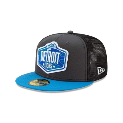 Detroit Lions Gorra | New Era NFL Draft 59fifty Fitted Cap Mexico - Grises